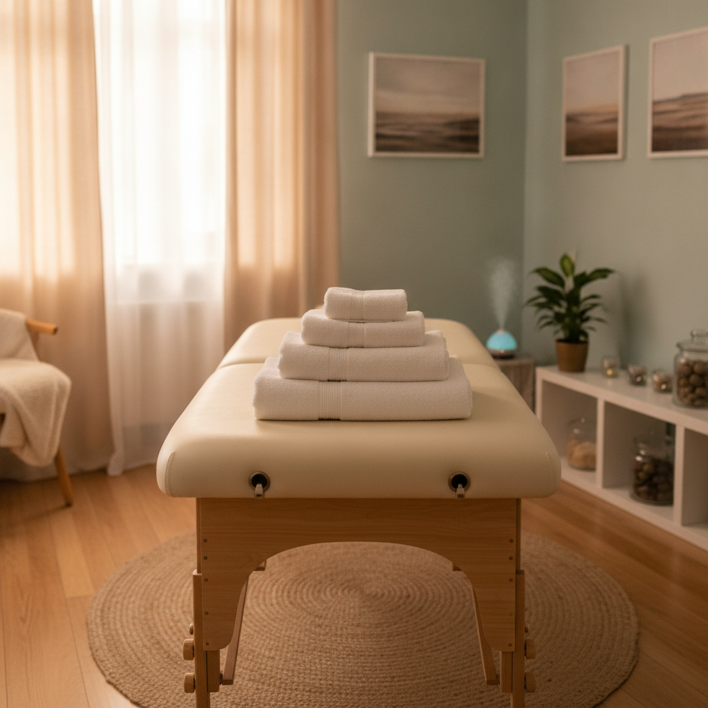 Behandlungsliege für Massagetherapie (Musterbild)